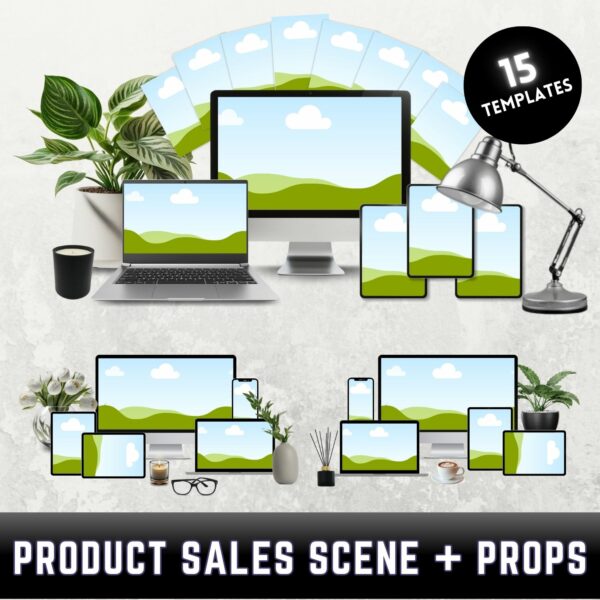 Product-sales-scene-props